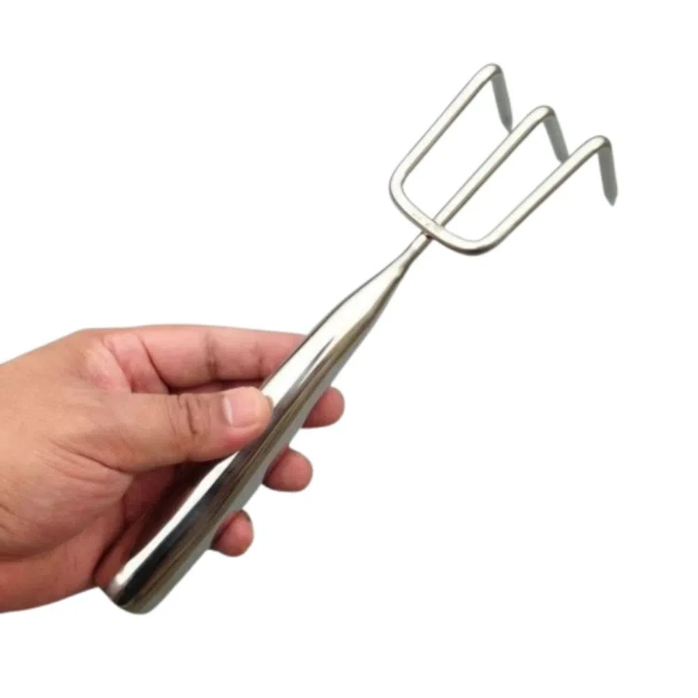3/5 Claws Garden Hand Rake Stainless Steel Manual Small Leaf Rakes Gardening Tool Integrated Weeding Removal Puller