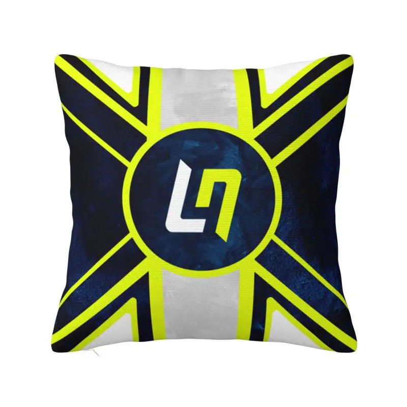 L-Lando Norris Motorcycle Racing Throw Pillow Covers Home Decor Kawaii Cushions Cover For Sofa Seat Square Polyester Pillowcase