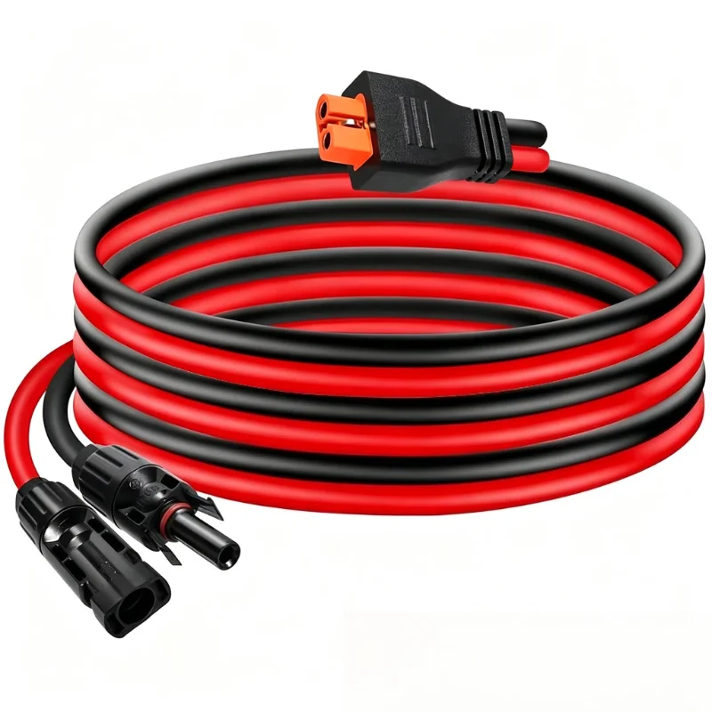 5M 12AWG XT60i to M C--4 Injection molded version Solar Cable Solar Panel Extension Charging Wire