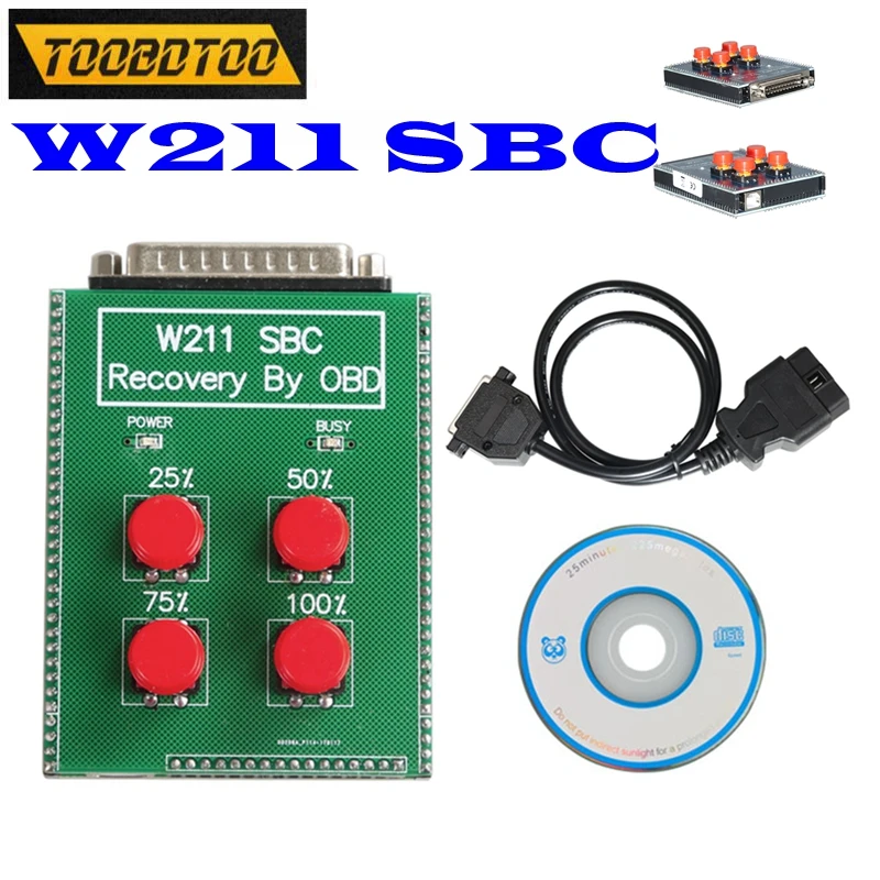 Fast Shipping Newest For Mercedes For Benz R230 Recovery By OBD Directly W211 SBC Reset Tool Repair Code C249F OBD2
