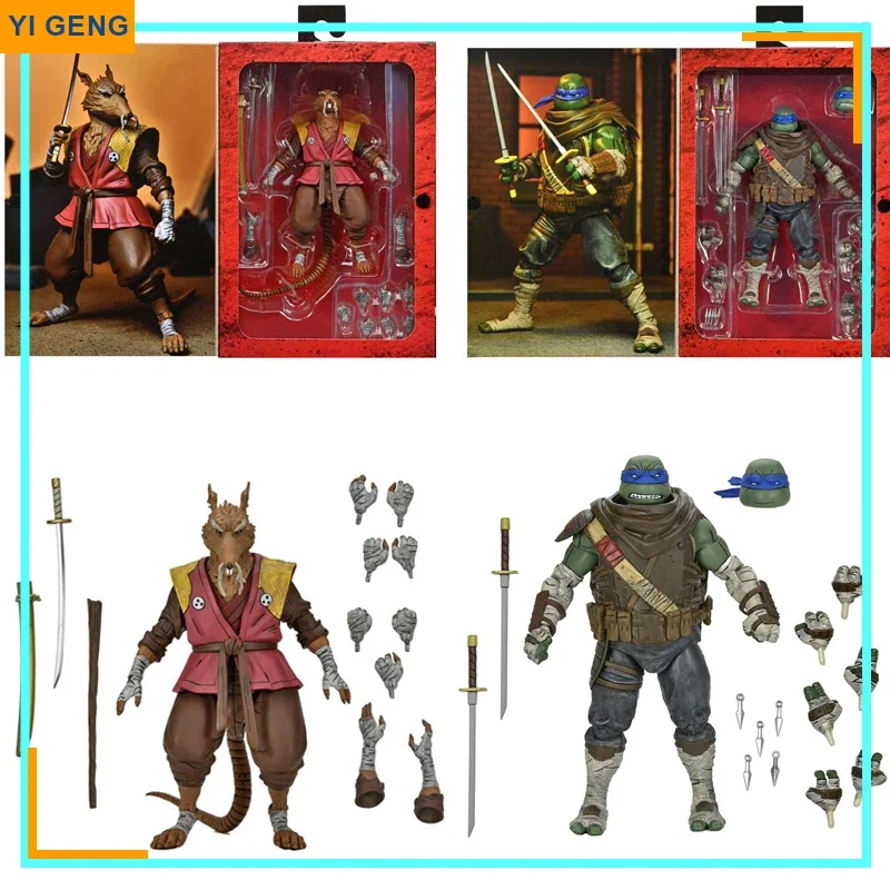 

Neca 54312 Leonardo Splinter Raphael First To Fall The Last Ronin Anime Action Figure Model Dolls Kid Birthday Toy Gift