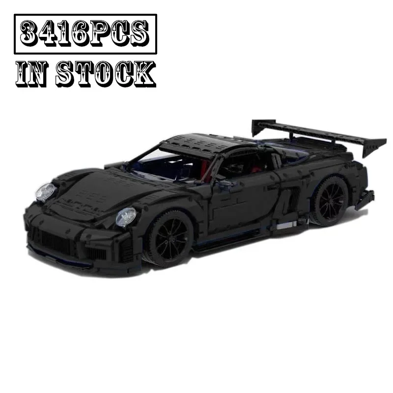 New Technologys MOC-148228 9ff GT9-R Scale 1:8 SBuilding Block Hypercar Super Racing Car Assembly Toys Model Boys Birthday Gifts