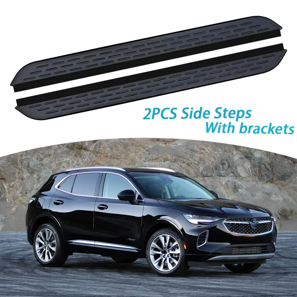 

Wide Pad Fixed Nerf Bars 2PCS Fit for Buick Envision 2021-2026 Side Steps Running Boards Corrosion Resistant