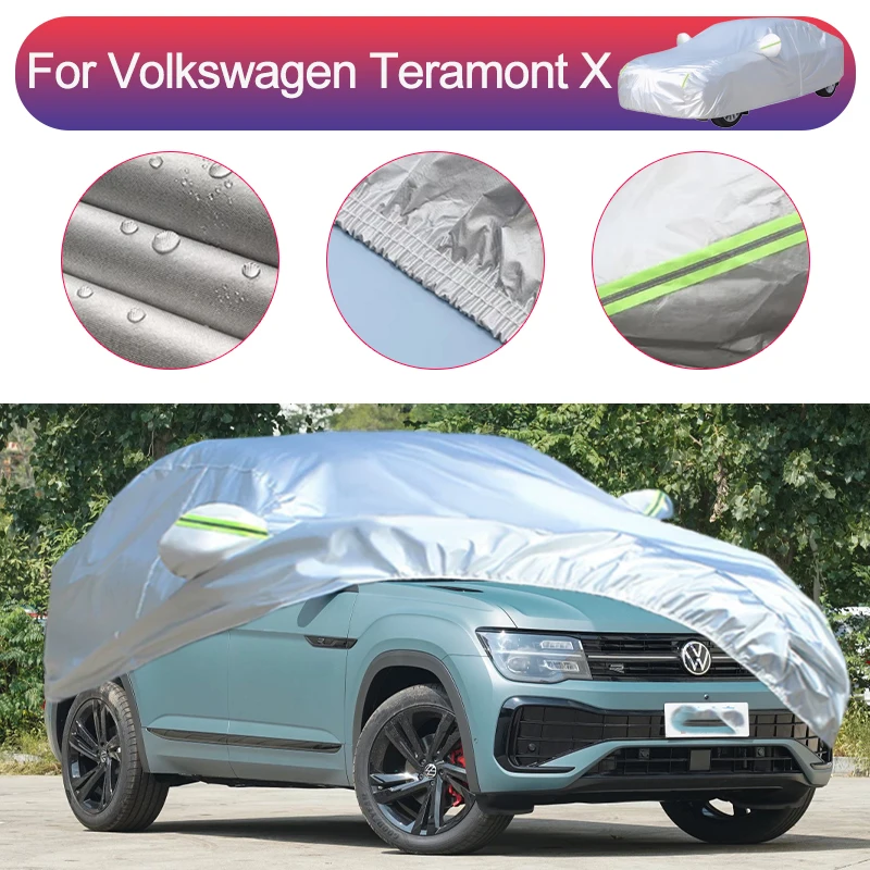 

For Volkswagen Teramont X Outdoor Protection Full Car Covers Snow Cover Sunshade Waterproof Dustproof Exterior Car Accessories