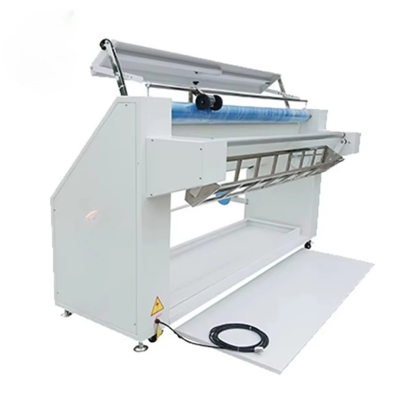 Automatic Fabric Inspection Machine SL-800SR | Knit Woven Edge Alignment Relaxing | High Efficiency 92mm Inspection Width Motor