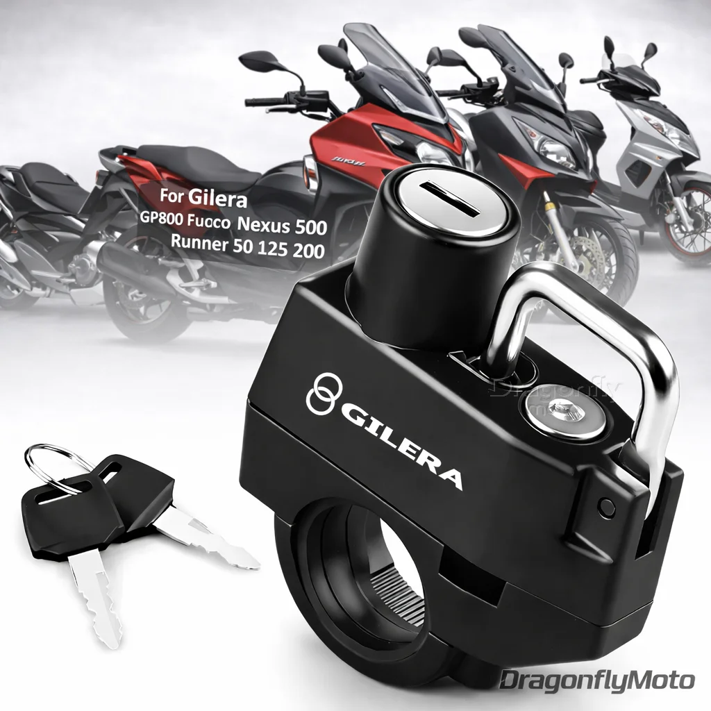 

Motorcycle Helmet Lock For Gilera GP800 Fuoco Nexus 500 Runner 50 125 200 Anti-theft Locker Helmet Lock Locking Device Rustproof