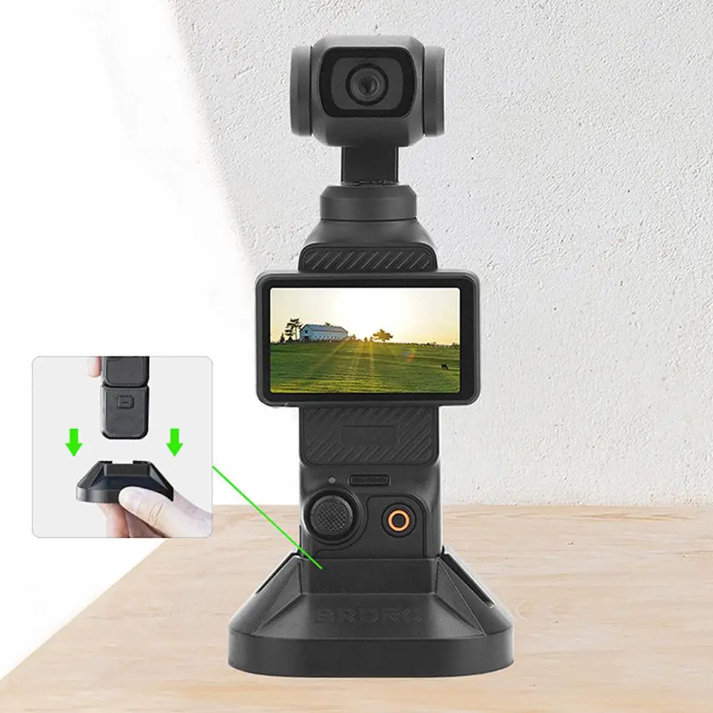 1 buah dasar tetap untuk Dji Osmo Pocket 3 pegangan meja Anchor saku Osmo 3 Aksesori Aksesori Meja mendukung Aksesori dasar