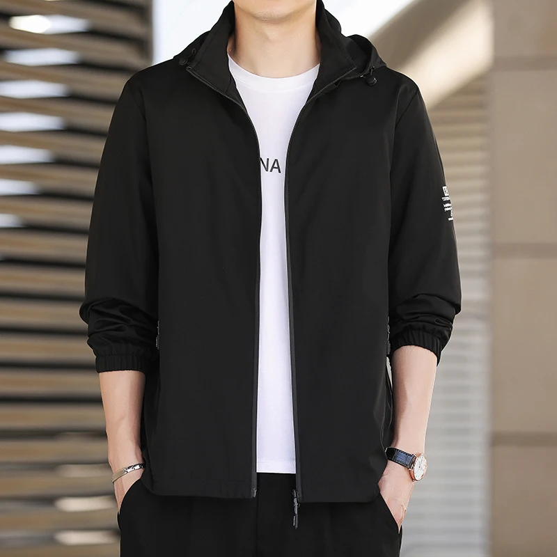 

windbreakers men's overcoats with hats Hiking Jackets Outdoor mountaineering suits coats men's autumn and winter warm coats