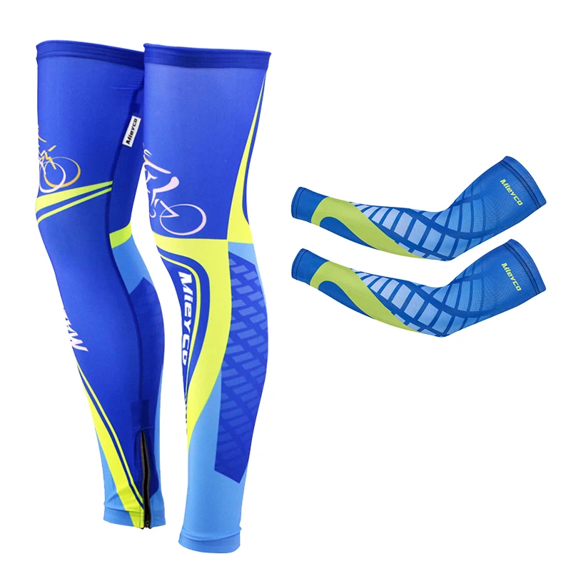 أكمام أذرع تبريد الدراجة لتدفئة الساق والجري والدراجات النارية واللياقة البدنية والرياضة وحماية من الأشعة فوق البنفسجية وإكسسوارات قابلة للتنفس calentadores de piernas