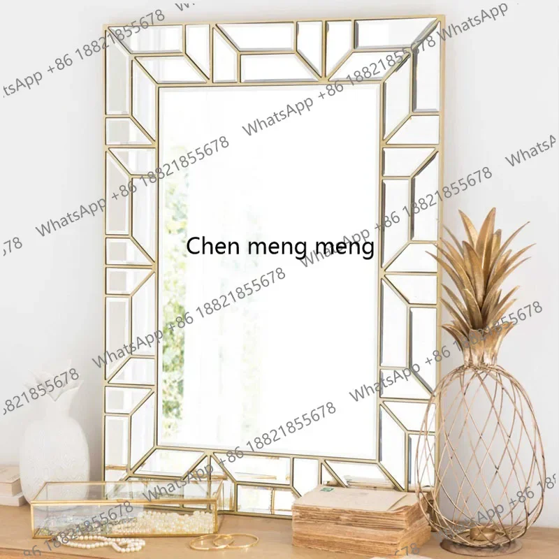 F150Living room sofa background wall wall hanging mirror bathroom mirror dressing, makeup decoration, decorative mirror