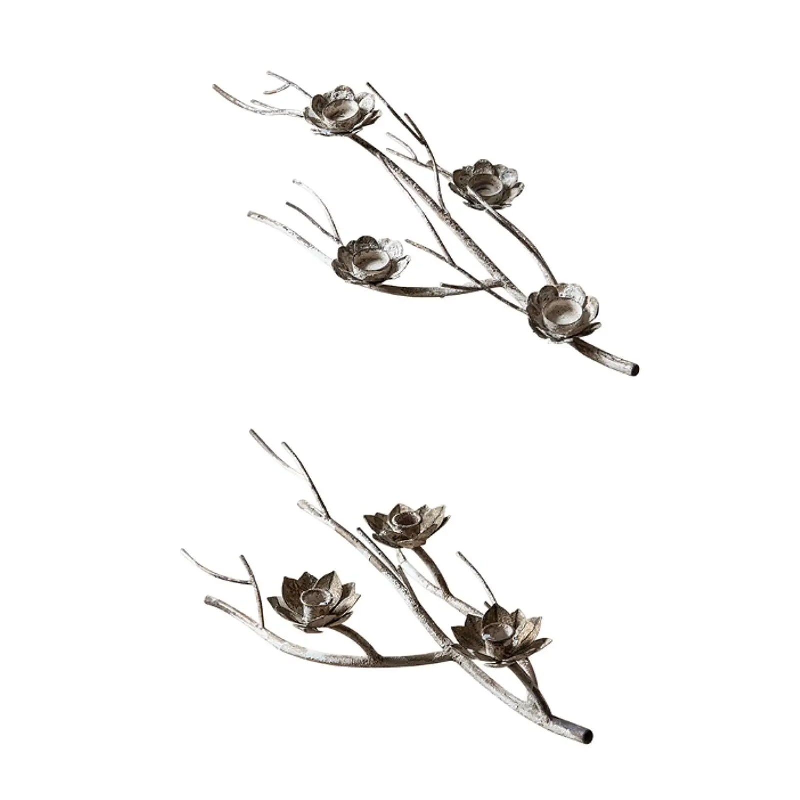 

Tree Branch Shape Centerpiece Candelabra Tabletop Decoration Rustic Traditional Desktop Ornament for Living Room Multipurpose