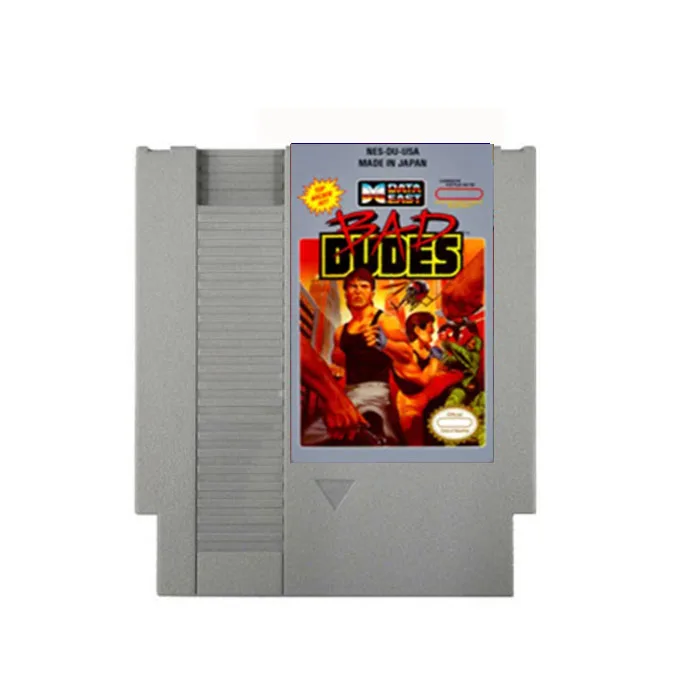 

8-битный игровой картридж Bad Dudes, 72 контакта, для игровой консоли NES