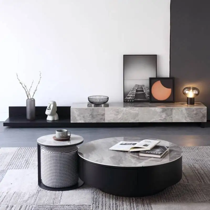 

Gray Minimalist Tv Cabinet Living Room Modren Nordic Apartments Tv Cabinet Luxury Designer Fernseher Tisch Furniture For Home