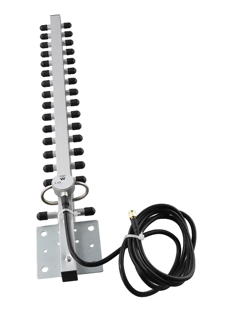 

Sturdy And Practical Antenna 150cm Black Compatible With Modems GHz WiFi Antenna Outdoor Directional Signal Silver