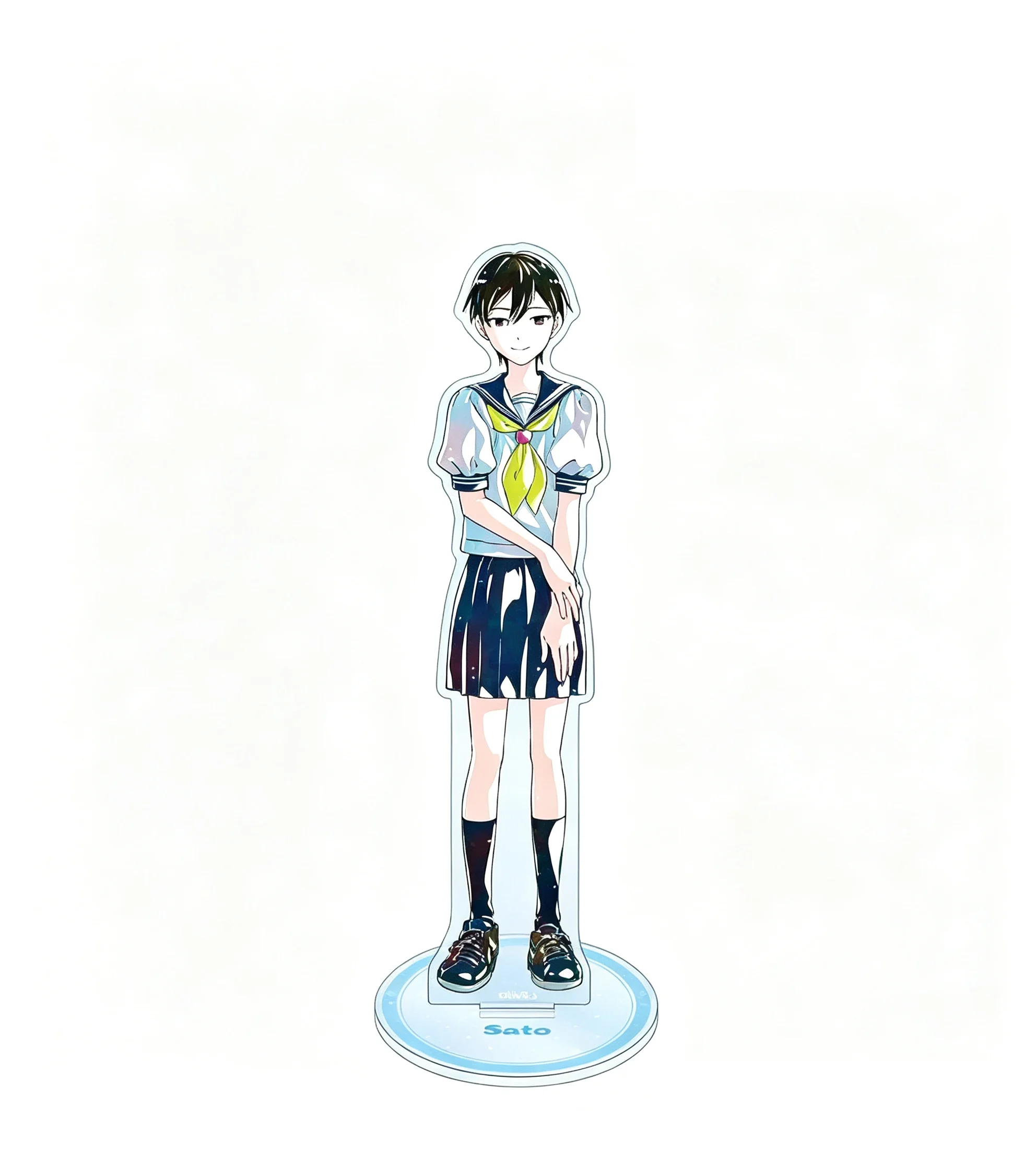 HOT Anime You And I Are Polar Opposites Acrylic Stand Modlel Desktop Decoration Game Collectible Ornament Gift For Fans Keychain