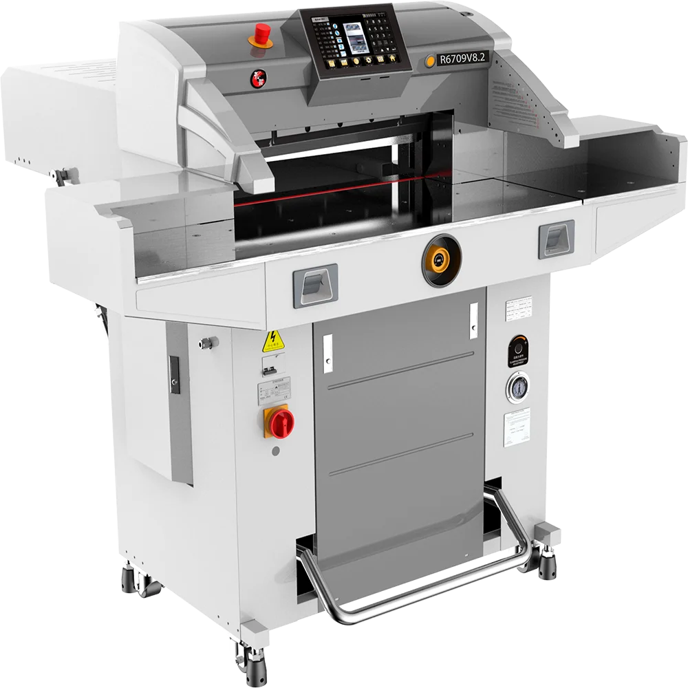 1000 Sheets 670mm Electric Hydraulic Programmed Guillotine Paper Cutter