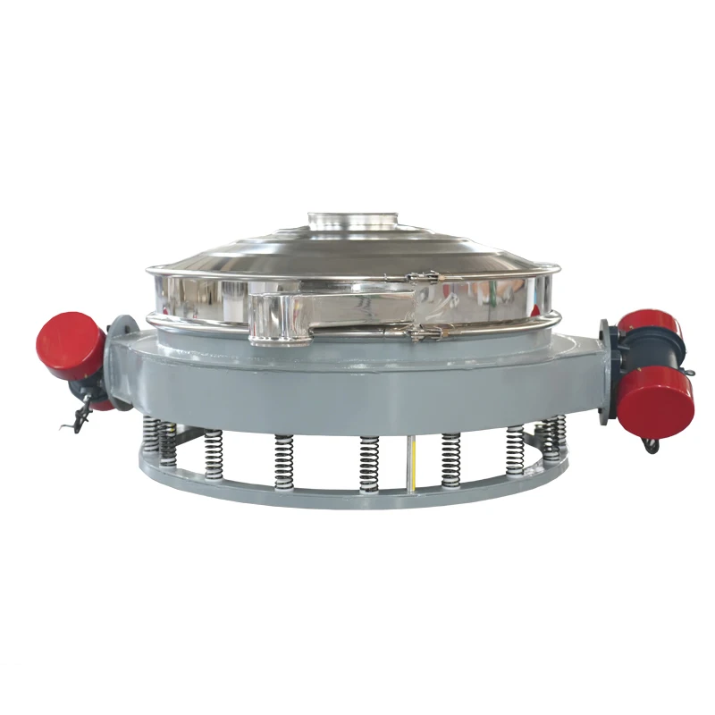 Chemical powder impurity removal stainless steel straight row vibrating screen high efficiency DC filter