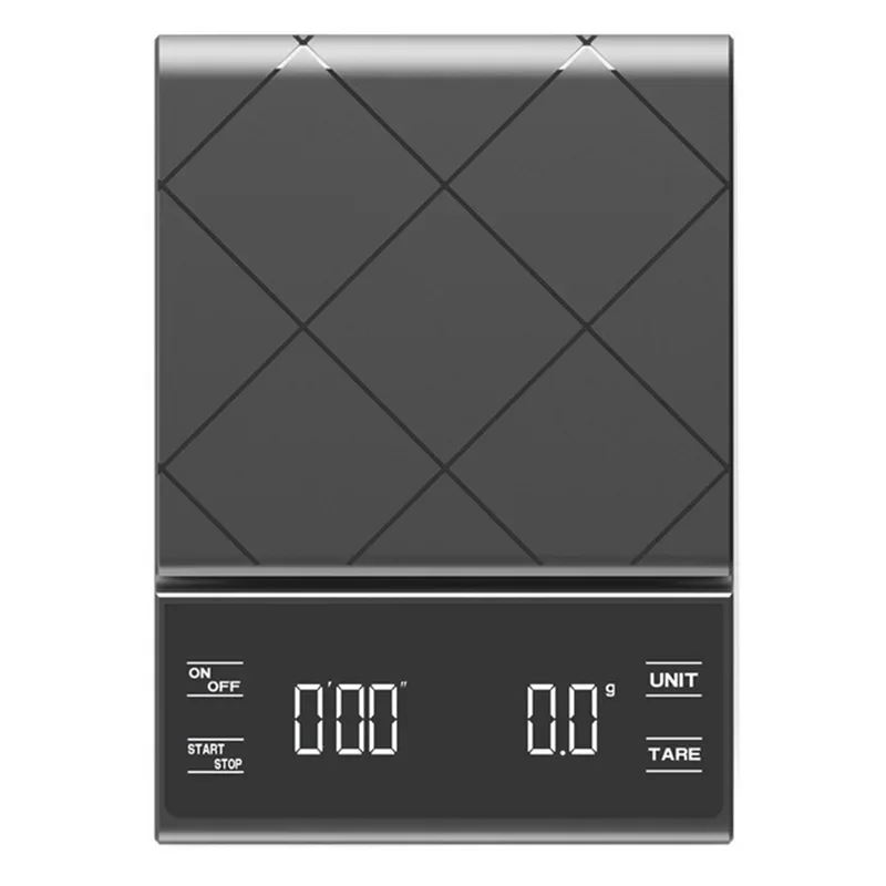 Built-in battery charging Electronic Scale Built-in Auto Timer Pour Over Espresso Smart Coffee Scale Kitchen Scales 3kg 0.1g