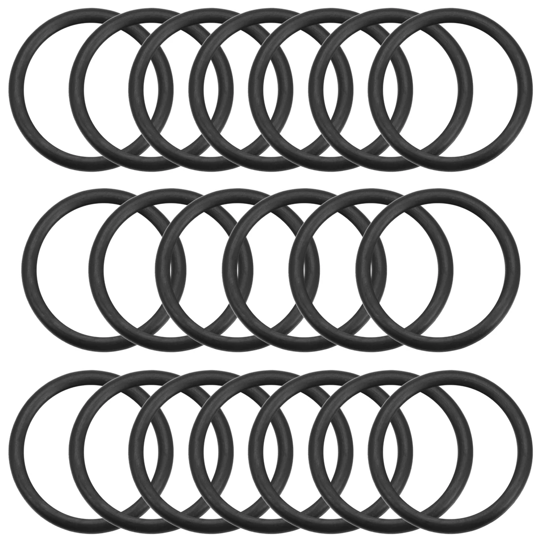 20pcs O-Rings Nitrile Rubber Gasket 25mm Inner Diameter 32mm OD 3.5mm Width Seal Rings Sealing Gasket for Pressure Washer