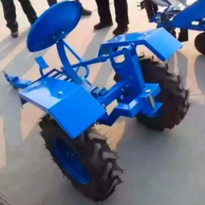 High Productivity Walk-Behind Tractor Double-Share Plow Disc Cart Seat Traction Link Farm Tools Including Engine Core Components view 2