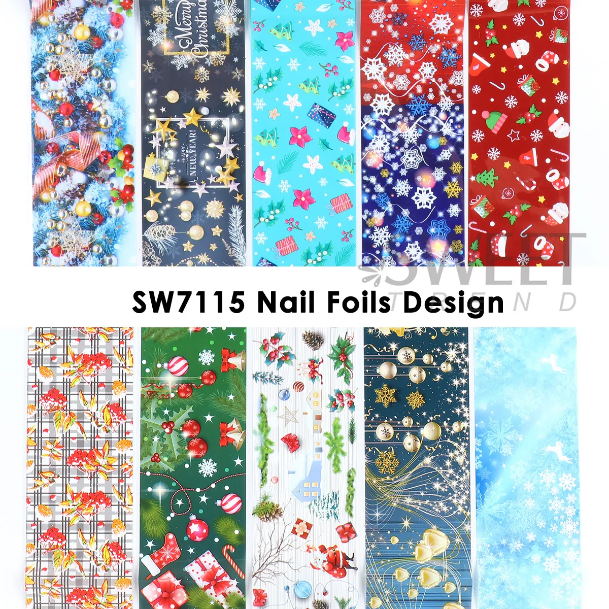 20 قطعة عطلة الشتاء مسمار الفن المتزلجون عيد الميلاد الثلج ثلج سانتا تصميم نقل رقائق الاحتفال مانيكير الشارات