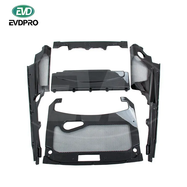 For Lamborghini Gallardo Lp550 Lp560 Lp570 2008-2014 Carbon Fiebr Engine Bay Kit (5 Pcs)