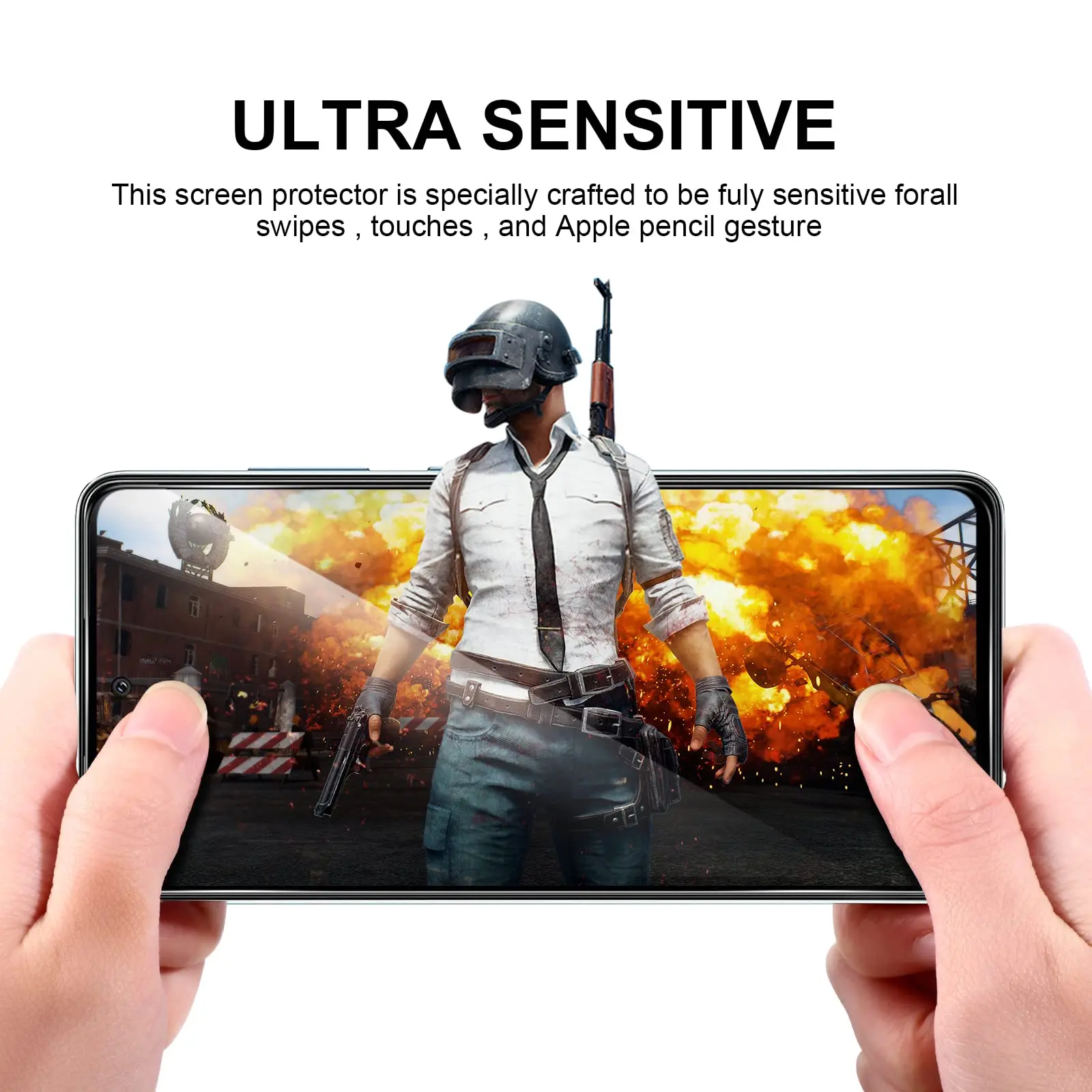 Screenprotector Voor Galaxy A52 A 52S 5G Samsung, Gehard Glas Hd Crystal 9H Hoge Aluminium Anti Kras Case Vriendelijk