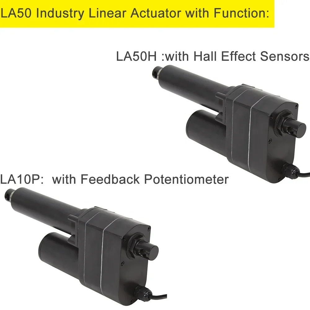 10000N 1000KG Heavy Duty 12V 24V Linear Actuator with Hall Effect Sensor Position Feedback Actuator Linear 12v 24v Electric