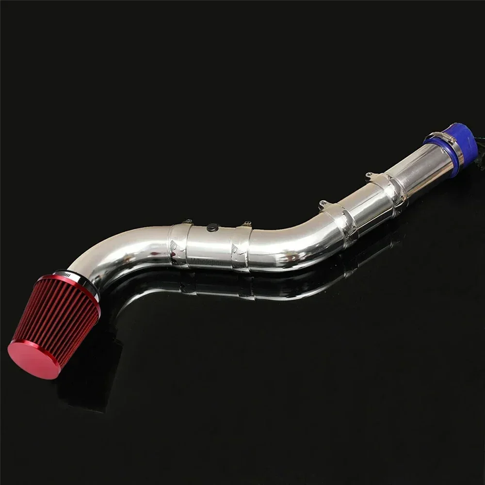 Universal 3\'\' 76mm Air Intake Pipe Modification Kits Aluminum Alloy Intake Pipe Cold Air Filter Injection System with Air-filter