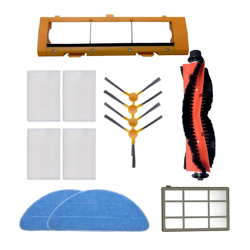 Roller Brush Side Brush Dust HEPA Filter Mop Cloths for Zigma Spark 980 981 Robotic Vacuum Cleaner Spare Parts Accessories