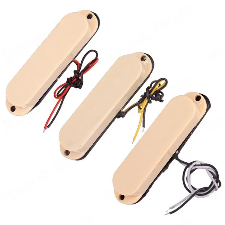 Pickup Single-Coil Gitar Elektrik Tertutup Tiga Tunggal SQ ST