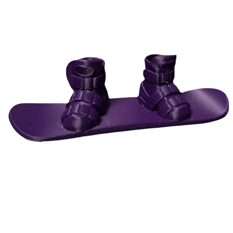 ABHS-Mini Finger Snowboard, 3D Printed Finger Snow Board, Mini Skateboard Snow Board For Finger, Mini Skiing Toy Finger