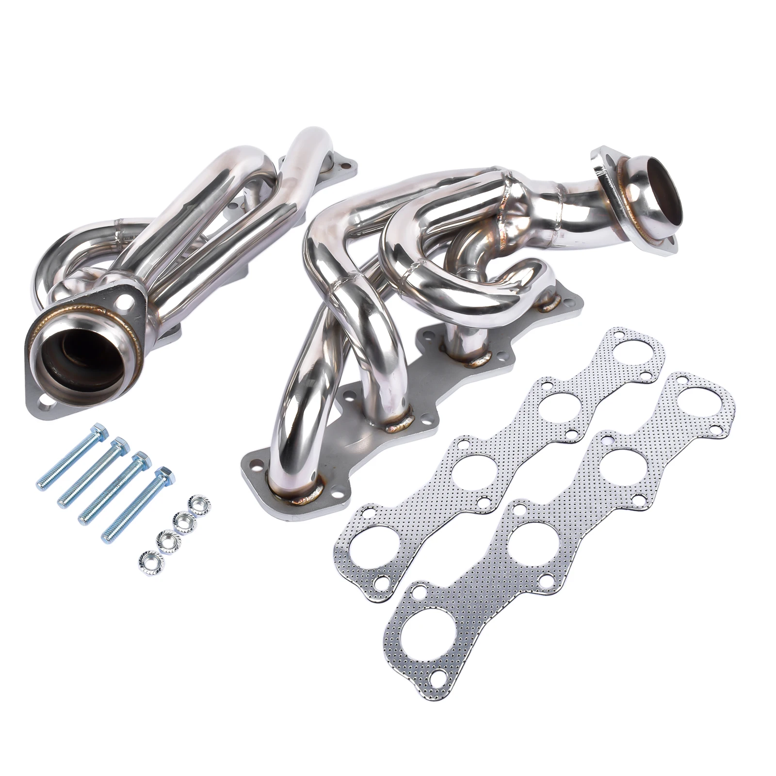 AP03 Stainless Steel Shorty Manifold for Ford F150 F250 Expedition 1997-2003 5.4L