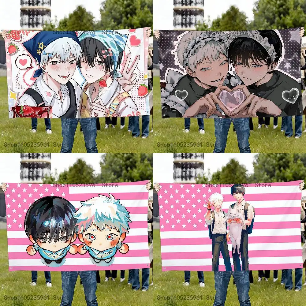 YoshiKaru S-Summer H-Hikaru D-Died Flag For 50*70cm 60*90cm 60*110cm 80*120cm 100*150cm 150*200cm Camp Banner Tapestry