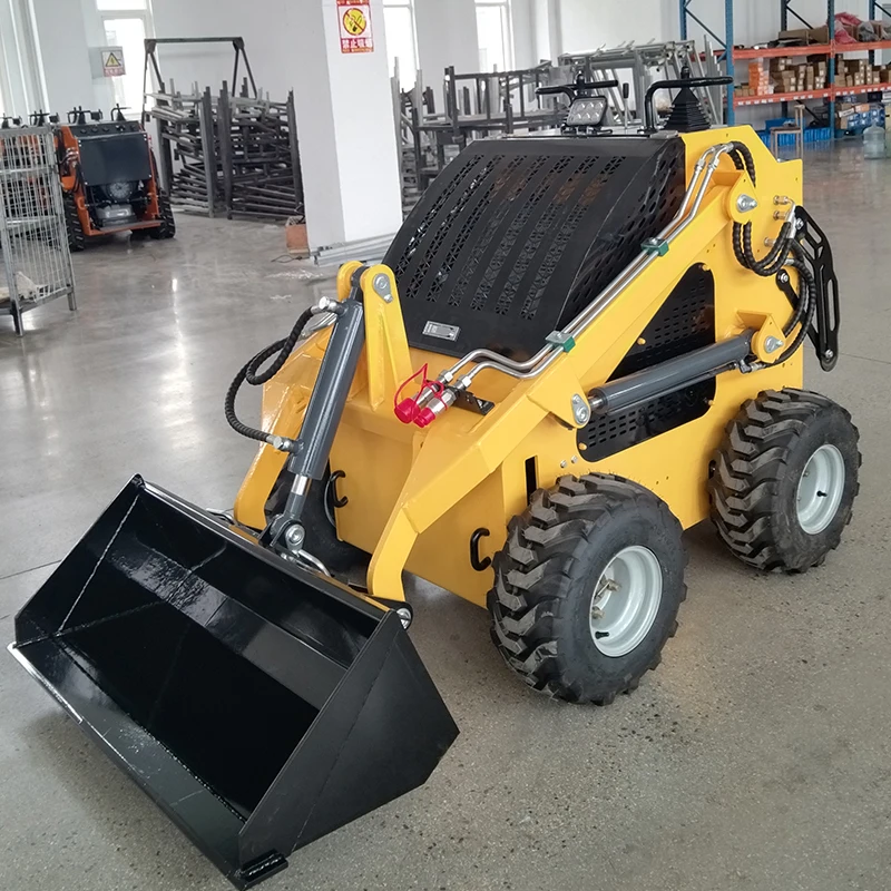 다기능 농업용 소형 컴팩트 디젤 휠 스키드 스티어 로더 CE EPA EURO5 스키드 스티어 로더