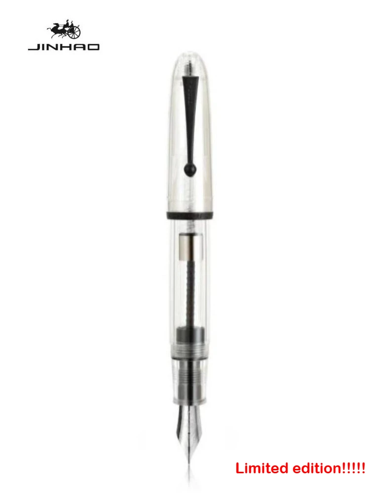 JINHAO 9019 Fountain Pen Ivory Big Size Resin Pen EF/F/M Nib with Large Converter Stationery Office School Supplies Writing Pen