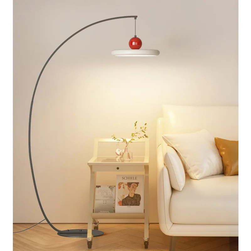 

Modern Fishing Led Floor Lamps for Living Room Sofa Shelf Integrated Standing Lamp Bedroom Bedside Lights Home Decoration