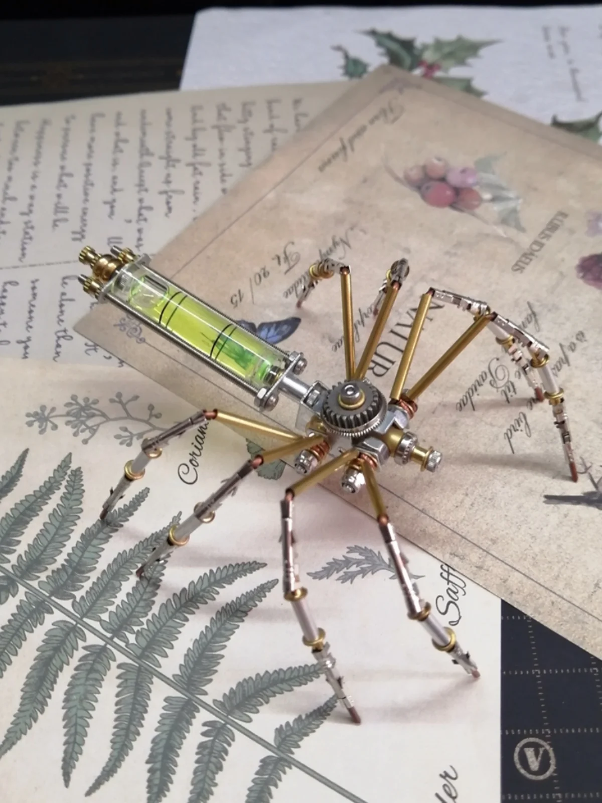 

Mechanical Spider Assembly Model 3D Stereoscopic Assembly Creative Children's Handmade DIY Festival Gift