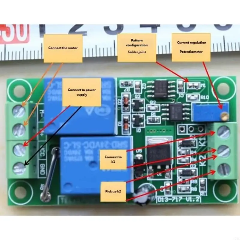 H7BC 24V Motor Controller Reversible Rotation Adjustable Current Overload Protections