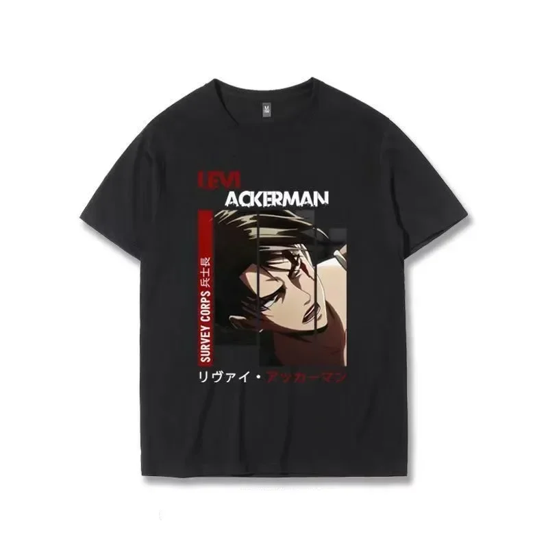 

Japanese Anime T Shirt Scouting Legion Clothes Shingeki No Kyojin Tee Shirt Attack on Titan Giant Short-sleeve T-shir Men Women