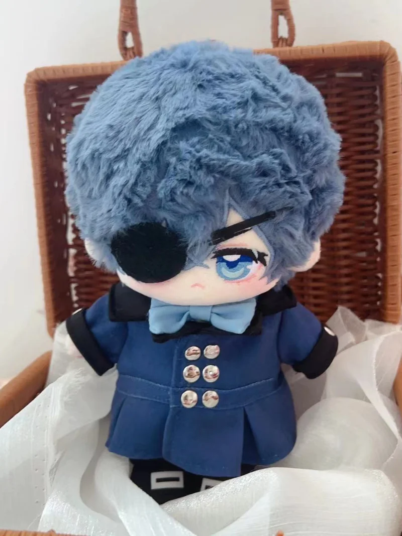 

В наличии 20 см игра аниме Черный дворецкий косплей Сиэль Фантомхайв мягкий очаровательный наряд наряд кукла ткань плюшевый подарок