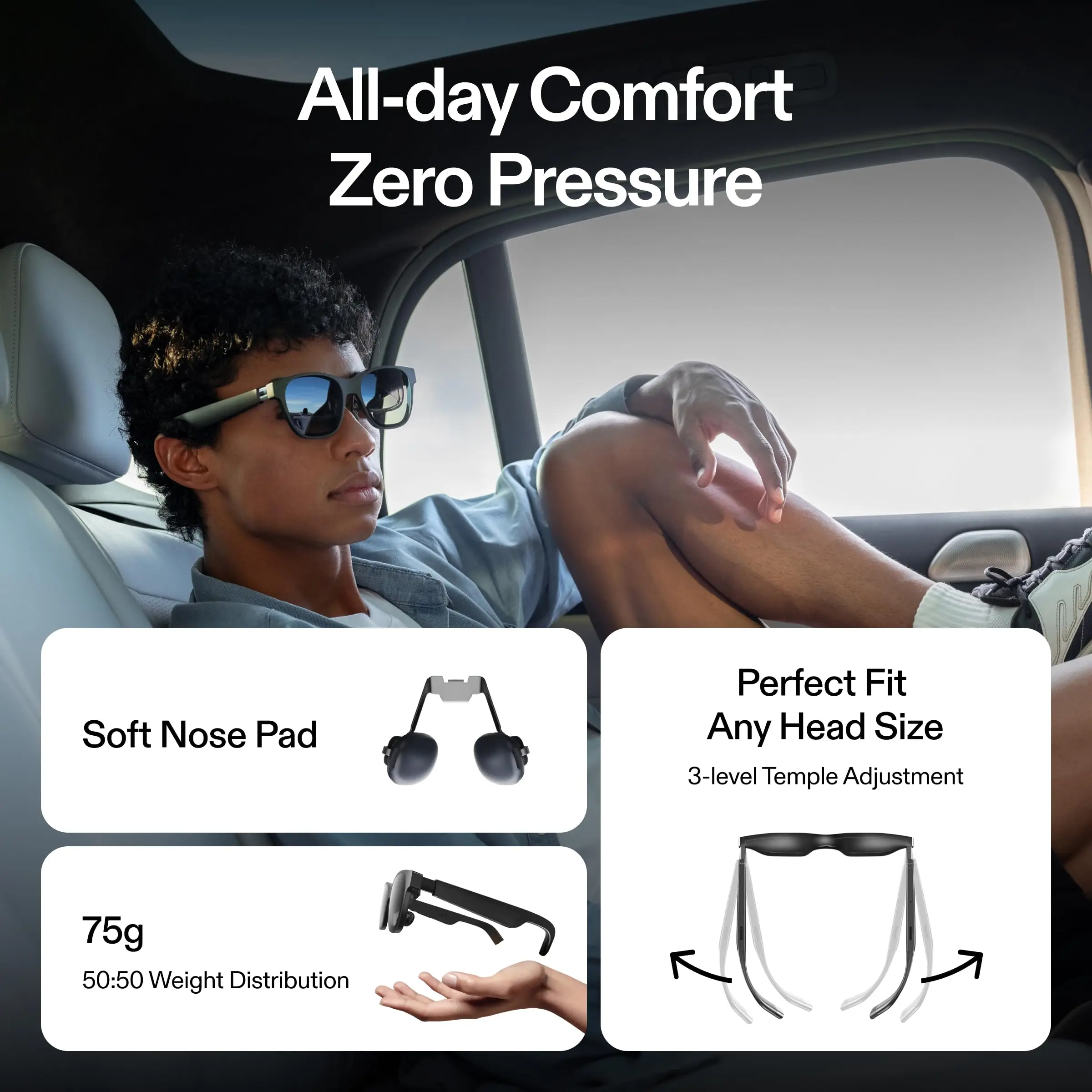 Xreal Air 2 Pro Ar Glasses | 46° Fov 130" 120hz Hd Display  Compatible With Steam Deck Rog Pc Android Ios Ps5 Xbox - Image 4