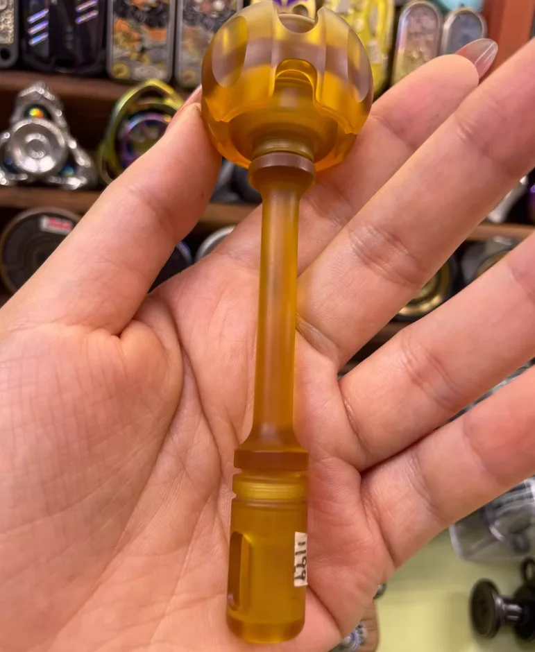 Used EDC Lautie Pei noise nano-C+Pei scepter+extension rod spinner Fingertip gyroscope Decompression toys