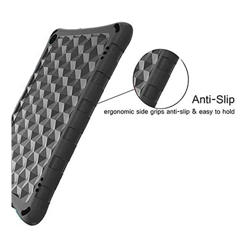 AED5-For Fire HD 10 Tablet Case para adultos e crianças, tablets leves à prova de choque, material EVA