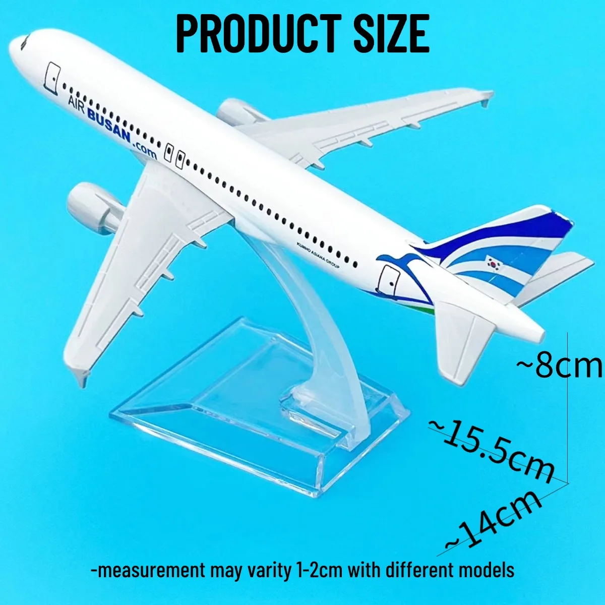 1:400 Asia Aribus Boeing Replica modello di aereo in metallo scala aviazione da collezione Diecast ornamento in miniatura giocattoli Souvenir