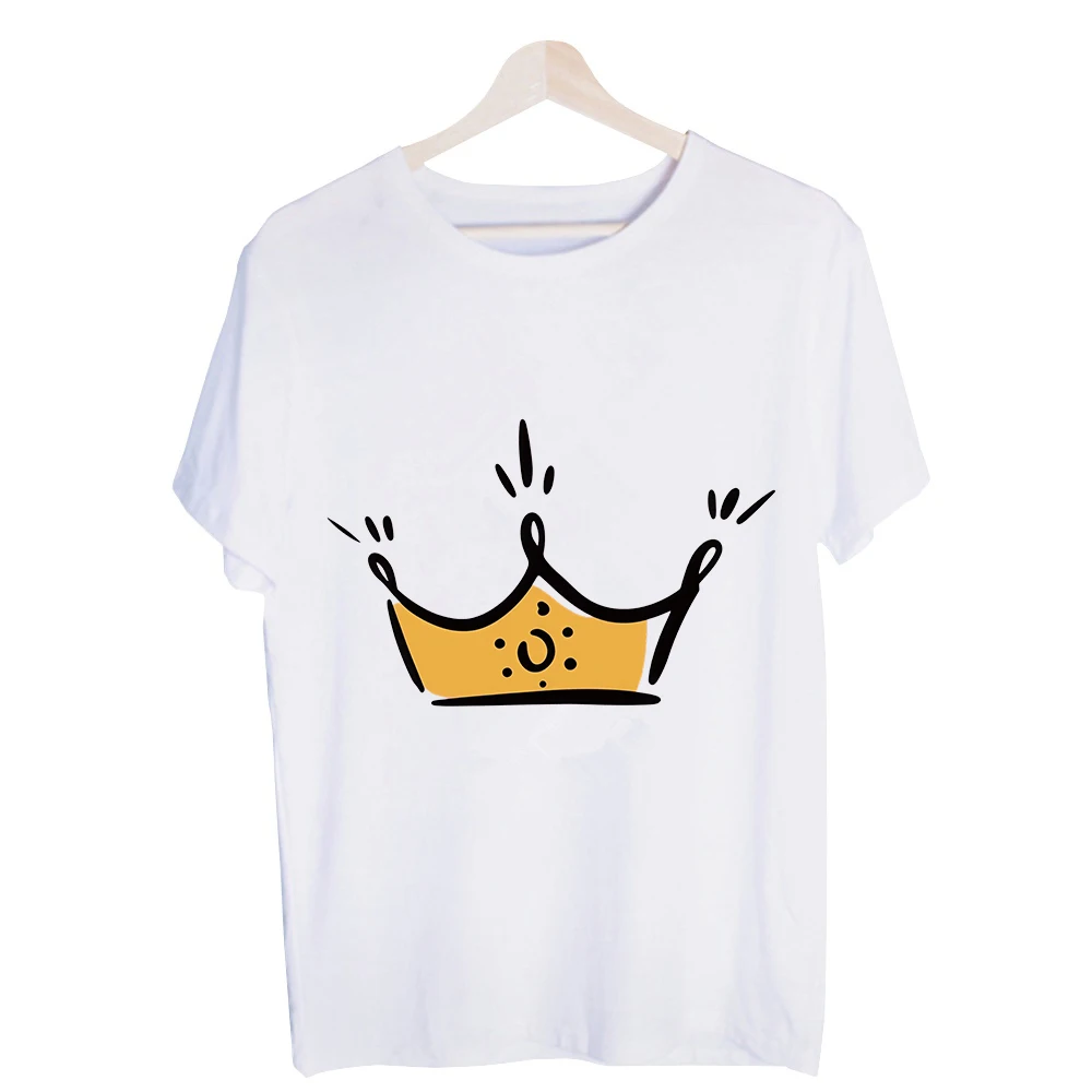 Men's Crown Graphic Tee, Short Sleeve Crew Neck T-Shirt for Casual Daily Wear and Summer Outfits
