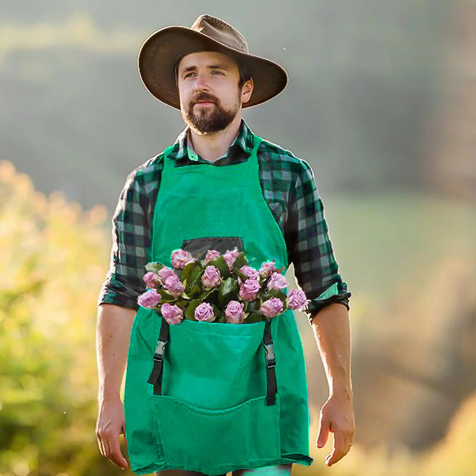 

Фартук для урожая, водонепроницаемый фартук для сбора фруктов, регулируемая сумка для сбора, садовые инструменты для мужчин, женщин, фермеров