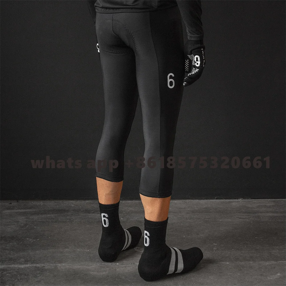 Twin Six Men\'s Cycling 3/4 Pants Mtb Sports Bike Trouserstights Sportswear Breathable 9d Gel Pad Cycling Shorts Maillot Ciclismo