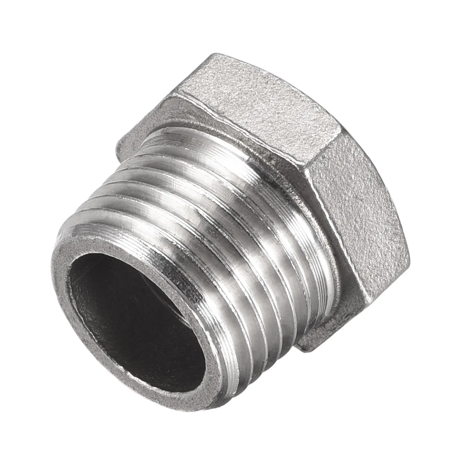 Uxcell Hex Reducer Ring, 1/2 PT Male To 3/8 PT Female 304 Stainless Steel Pipe Fitting Reducer Adapter
