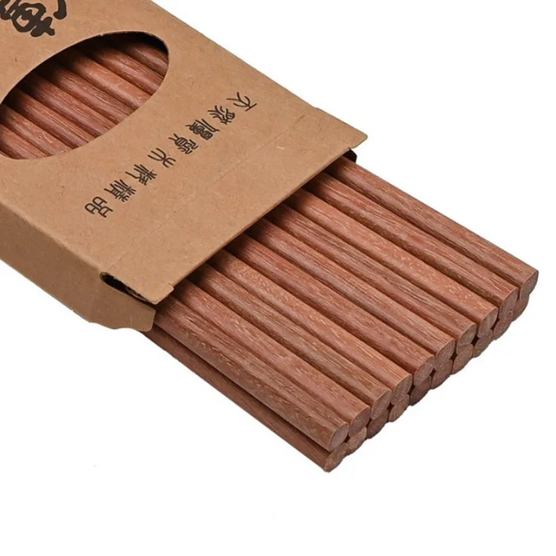 10 Pairs Chopsticks Reusable Wooden Bamboo Chinese Japanese Chop Stick Food Sticks japanese kitchen